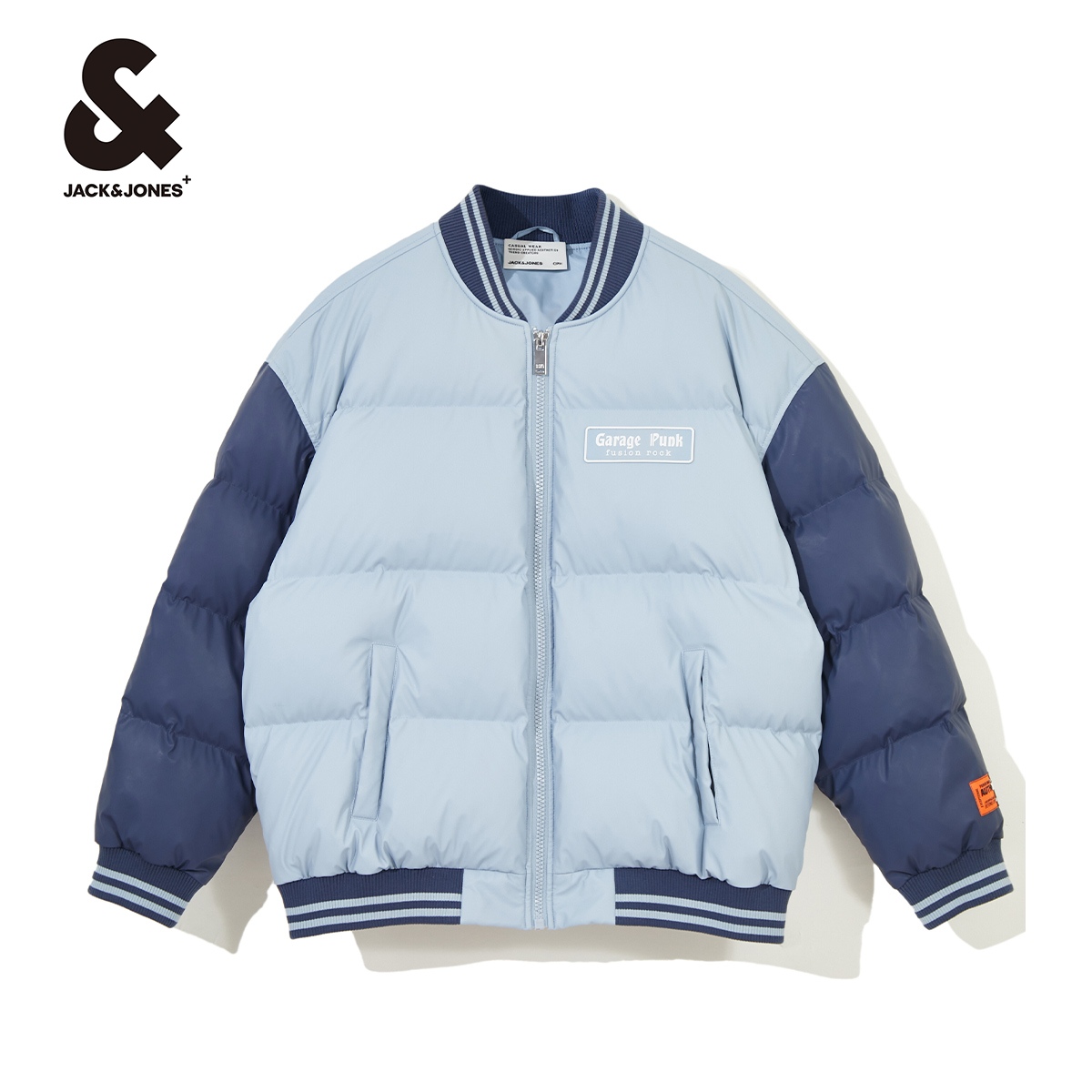 【券后价:479元】 杰克琼斯新款撞色拼接棒球领羽绒服 - JackJones官方旗舰店