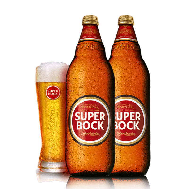 【券后价:29.9元】 超级波克进口啤酒原瓶1000ml*2瓶 - superbock啤酒旗舰店