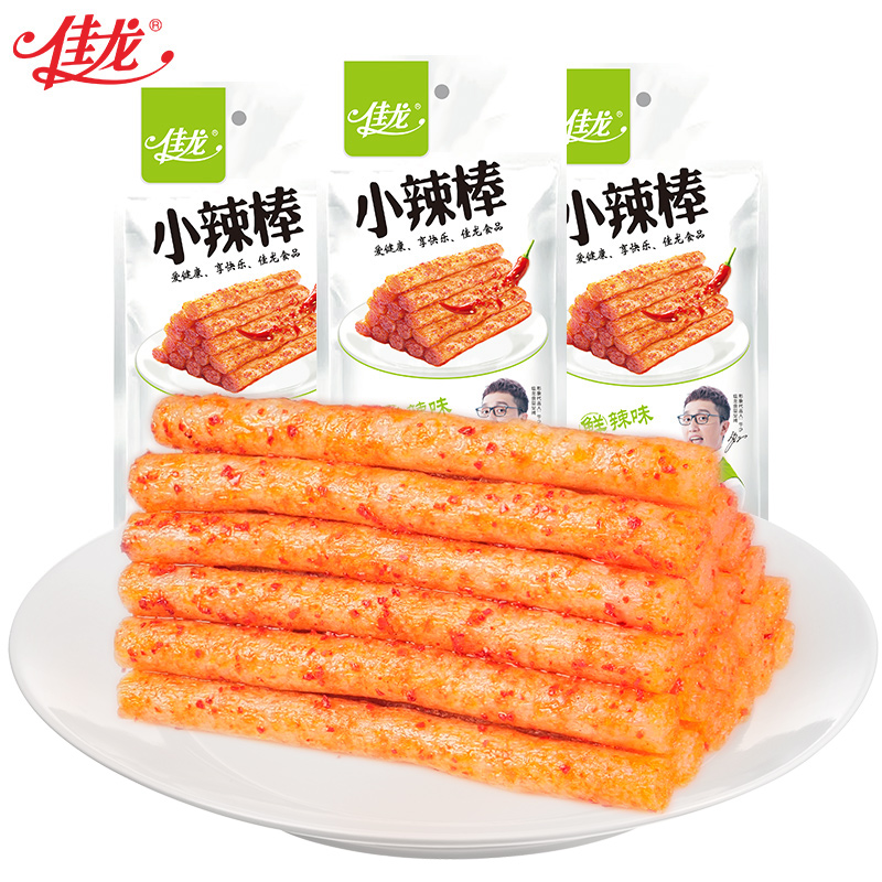 【券后价:7.9元】 【消灭小红包】佳龙小辣棒辣条10包 - 佳龙旗舰店
