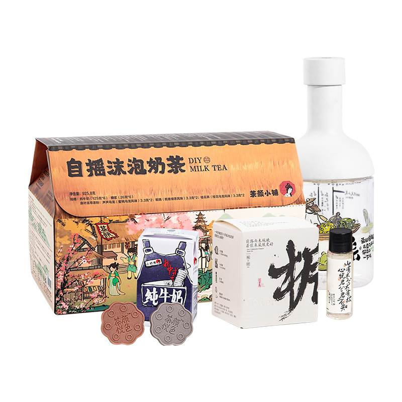 【券后价:99元】 返8元卡茶颜悦色自摇奶茶6杯礼盒 - 天猫超市