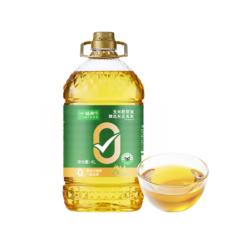 【券后价:74.9元】 赠七色糙米！返卡20！脂肪非转基因玉米油4L - 天猫超市