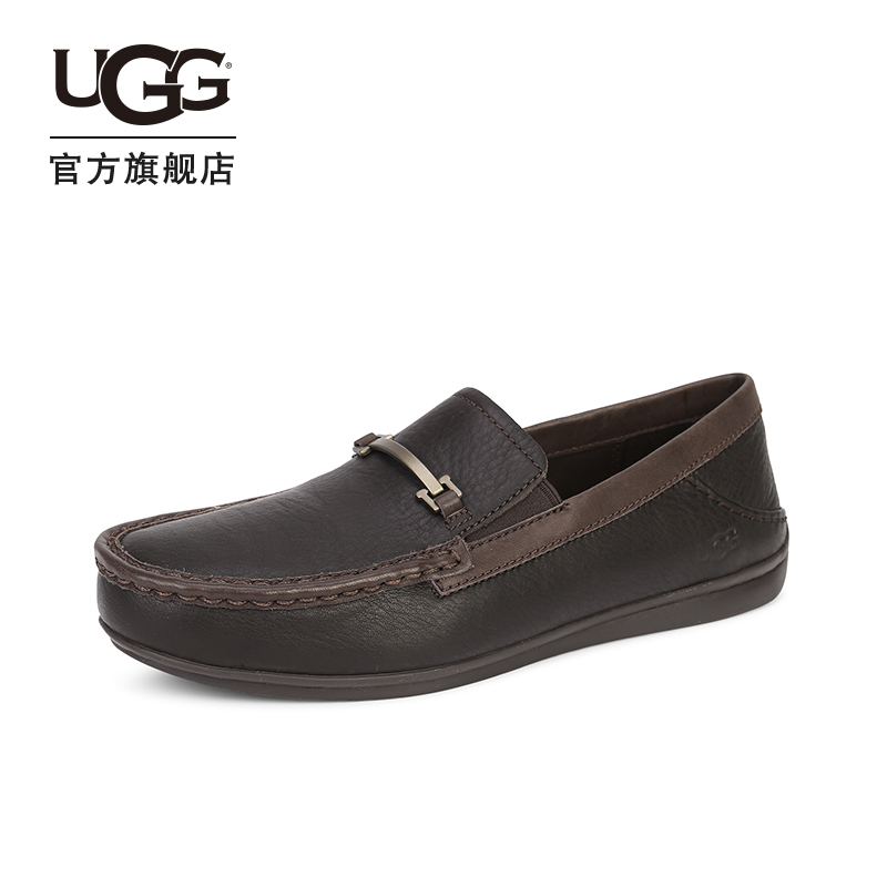 【券后价:999元】 UGG2021春季新款男士马衔扣商务休闲皮鞋 - ugg官方旗舰店