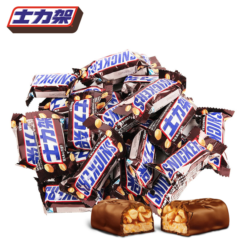 【券后价:27.9元】 返猫卡3元！士力架花生夹心巧克力500g*1 - 天猫超市