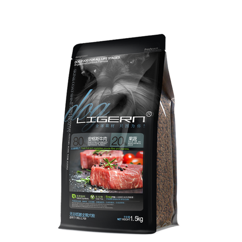 【券后价:19.9元】 LIGERN牛肉酵素无谷低敏通用狗粮 - 雷根尔宠物用品专营店