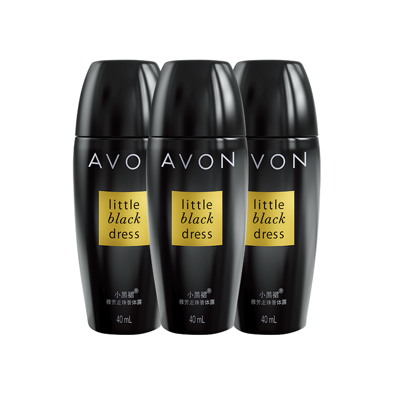 【券后价:39元】 Avon/雅芳小黑裙走珠香体露3支装 - avon雅芳官方旗舰店