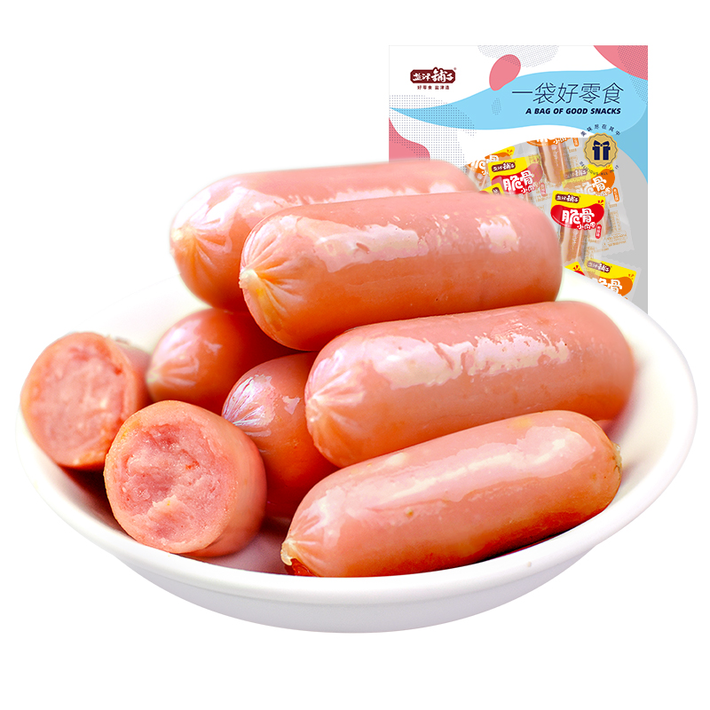 【券后价:14.9元】 盐津铺子脆骨鸡肉肠35包 - 盐津铺子食品旗舰店