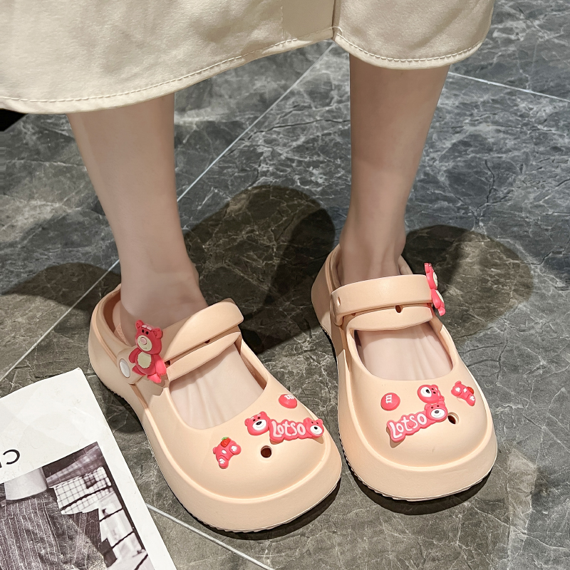 【券后价:14.9元】 【超值19.9】外穿玛丽珍双用鞋 - 小丫拖鞋
