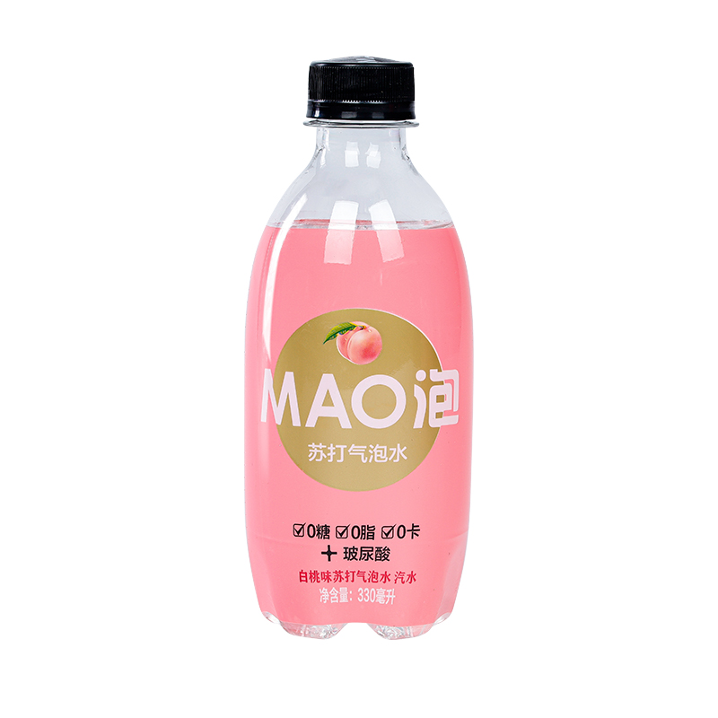 【券后价:9.9元】 丰之源白桃味苏打气泡水330ml*6瓶