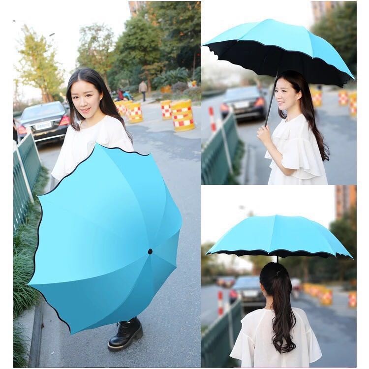 【券后价:18.9元】 晴雨伞女折叠两用遮阳伞创意遇水开花广告