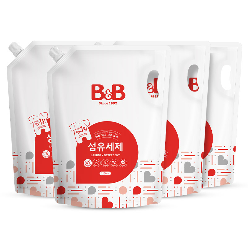 【券后价:176.62元】 保宁进口洗衣液补充装洗衣液2100ml*4袋 - 天猫国际自营全球超级店