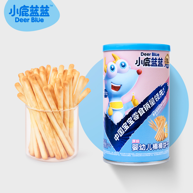 【券后价:9.9元】 小鹿蓝蓝_婴幼儿棒棒饼干 - 小鹿蓝蓝旗舰店