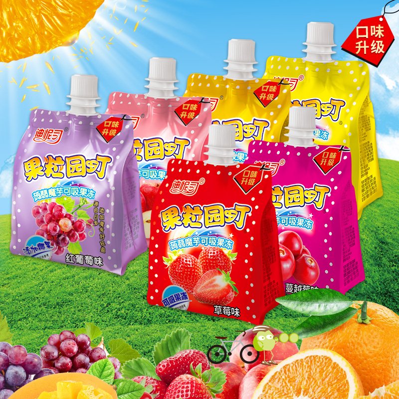 【券后价:5.9元】 【可签到】3袋！蒟蒻果粒吸吸冻