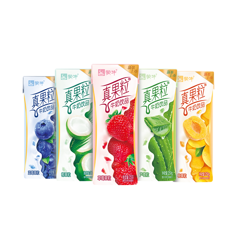 【券后价:59.9元】 蒙牛真果粒牛奶饮品整箱250g*12包 - 真果粒旗舰店