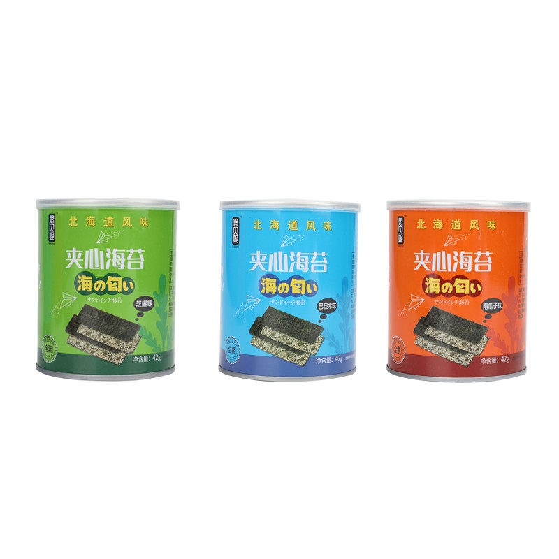 【券后价:9.8元】 夹心海苔脆芝麻烤紫菜片孕妇儿童 - 思贝妮旗舰店