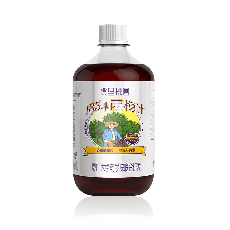 【券后价:14.5元】 【2瓶】益生元浓缩西梅汁500ml - 食里桃园旗舰店