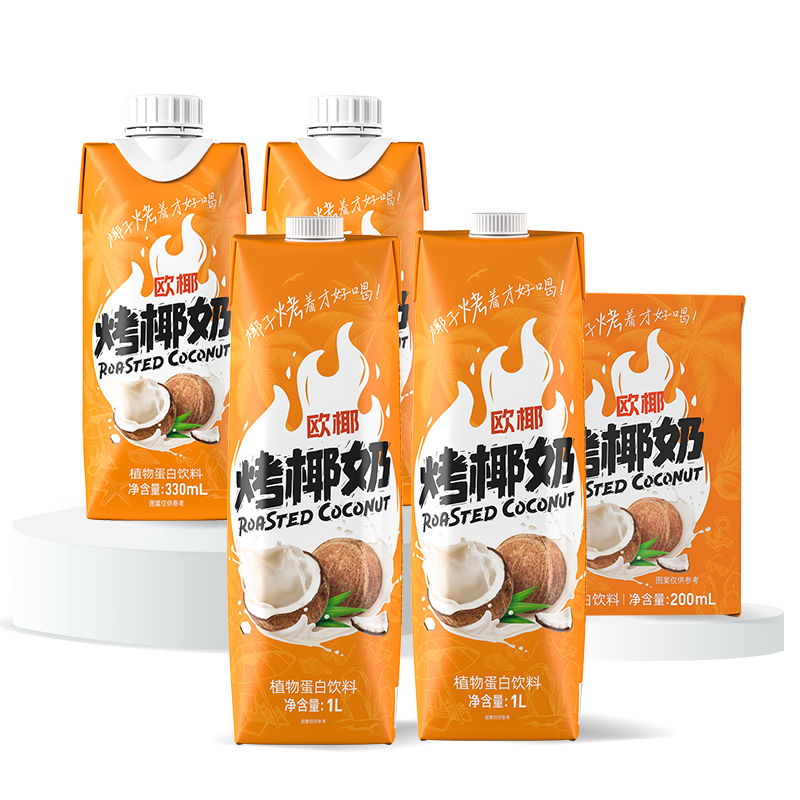 【券后价:5.9元】 【首单+签到】哪吒欧椰烤椰奶200ml×3盒