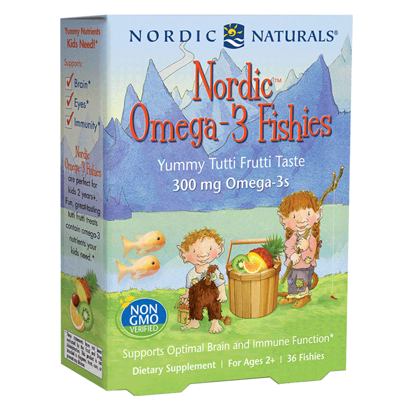 【券后价:59.4元】 挪威小鱼儿童DHA记忆力软糖36粒 - nordicnaturals海外旗舰店