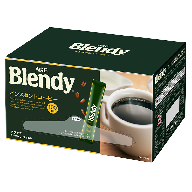 【券后价:38.48元】 日本AGFBlendy黑咖啡美式咖啡条装 - 天猫国际自营进口超市