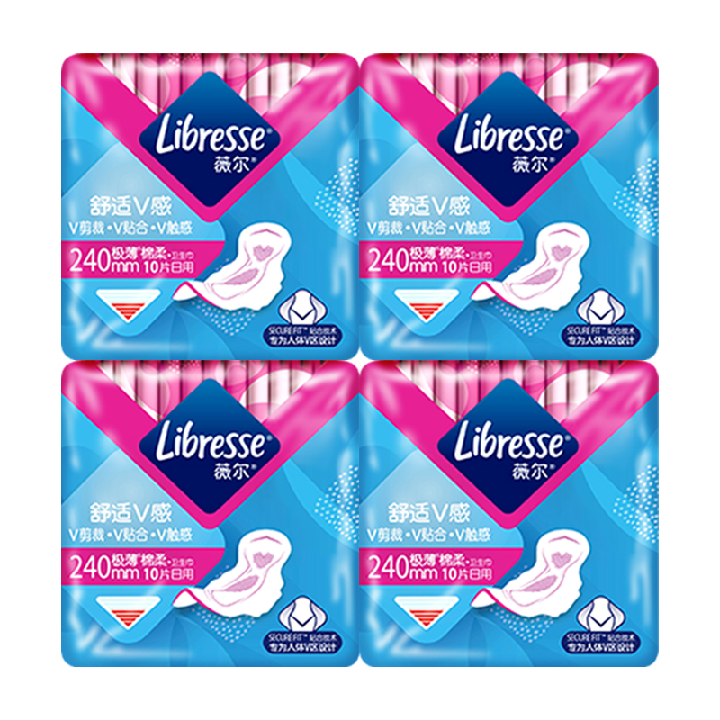 【券后价:59.9元】 薇尔卫生巾超薄日用组合40片女姨妈巾 - Libresse官方旗舰店