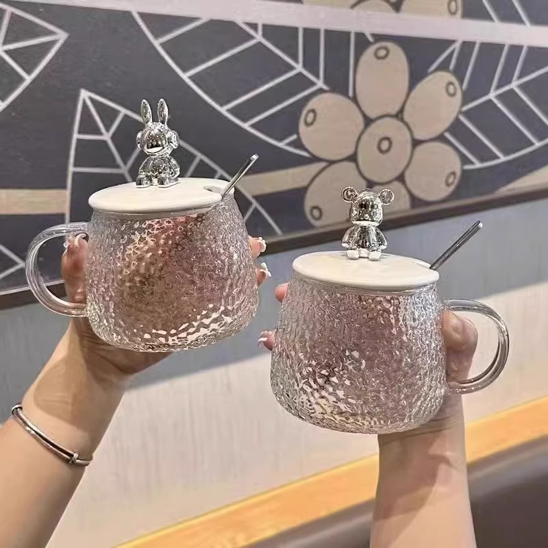 【券后价:3.9元】 【天降1.9入手】小熊杯+勺子+盖子