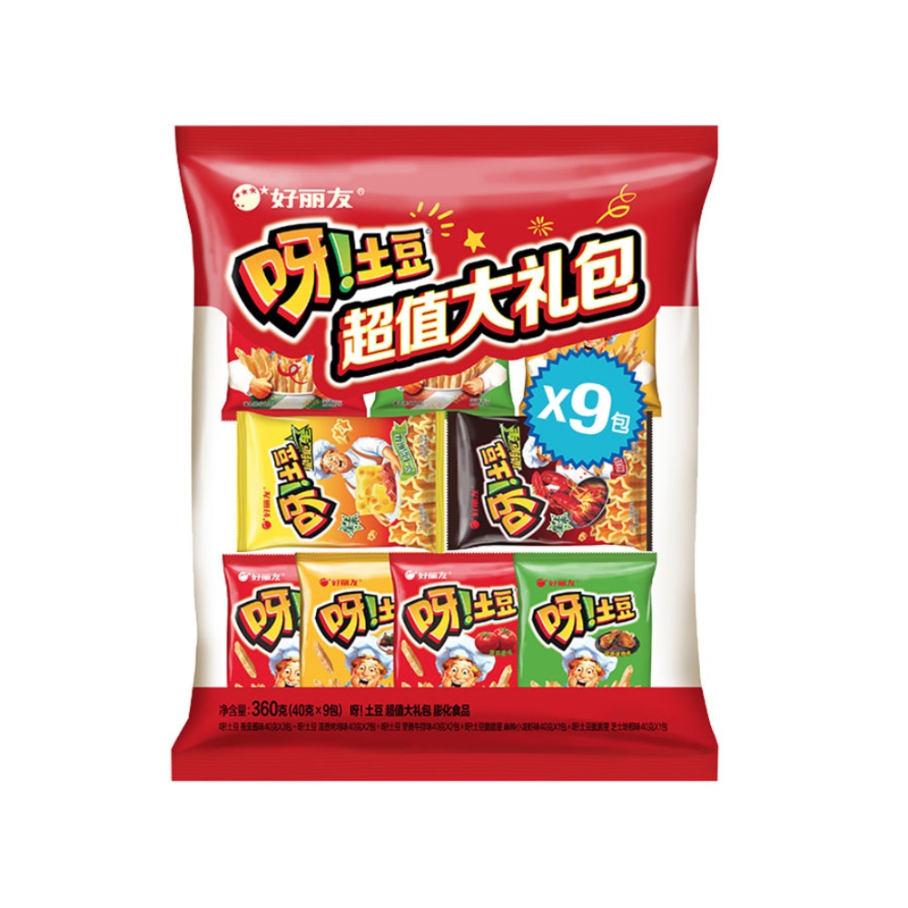 【券后价:19.9元】 好丽友呀土豆9连超值大礼包360g - 天猫超市