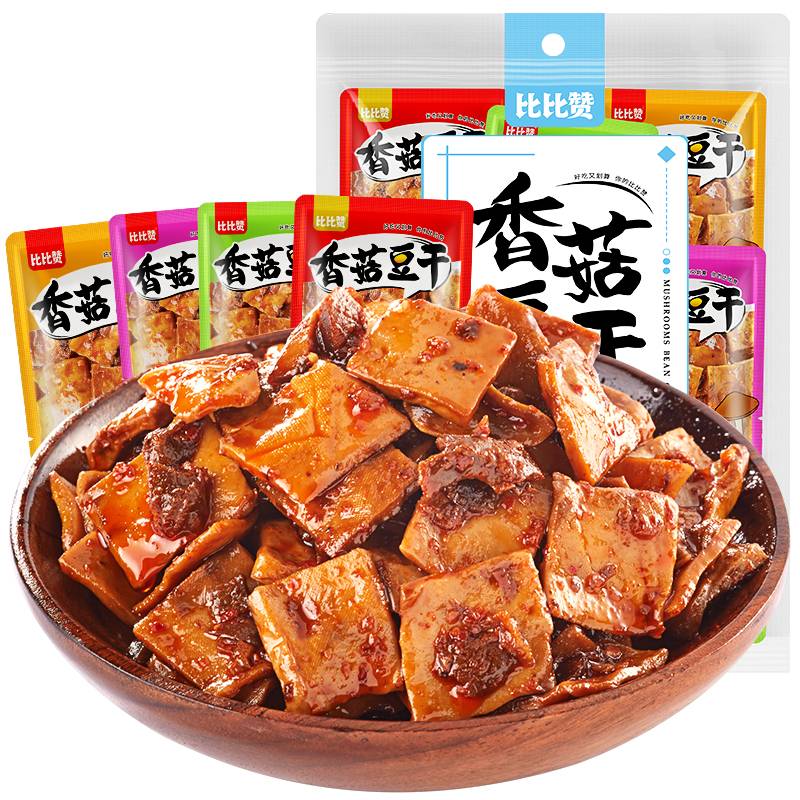【券后价:5.9元】 【比比赞】香菇豆干250g - 天猫超市