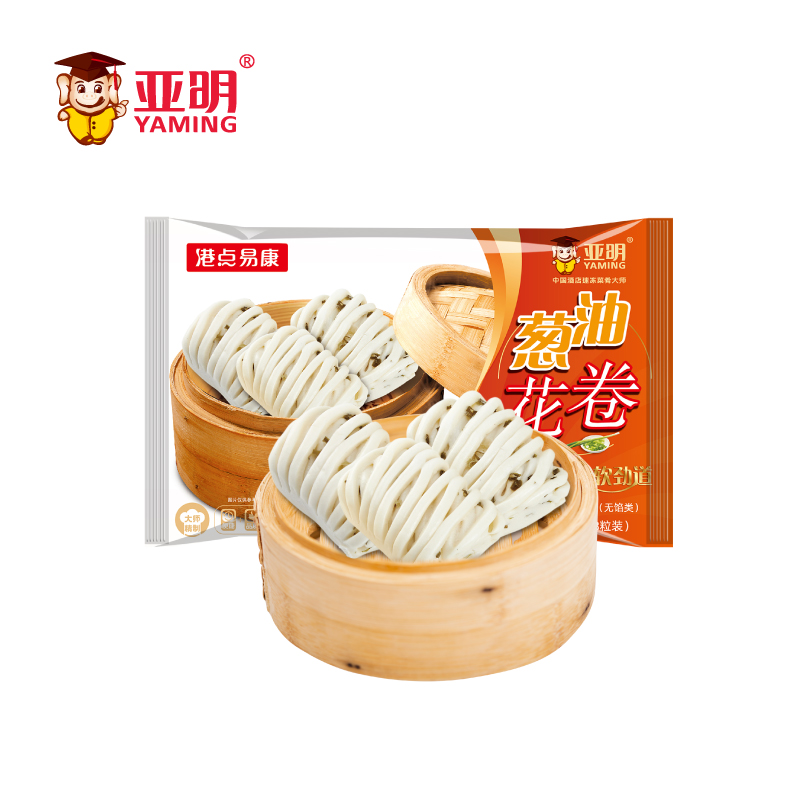 【券后价:28.6元】 返8猫超卡！亚明食品葱油花卷300g*4 - 天猫超市