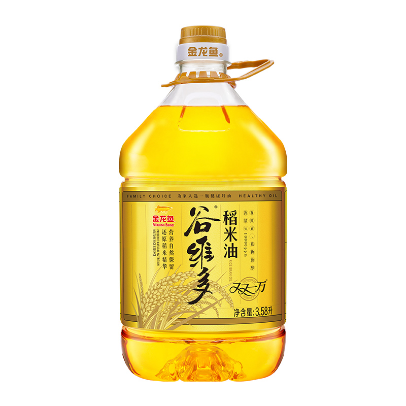【券后价:61.9元】 【金龙鱼】谷维多10000PPM稻米油3.58L - 天猫超市