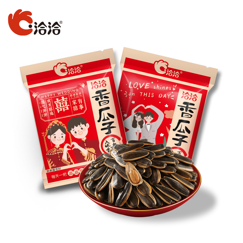 【券后价:108元】 洽洽瓜子婚庆小包装5kg整箱 - 洽洽食品官方旗舰店