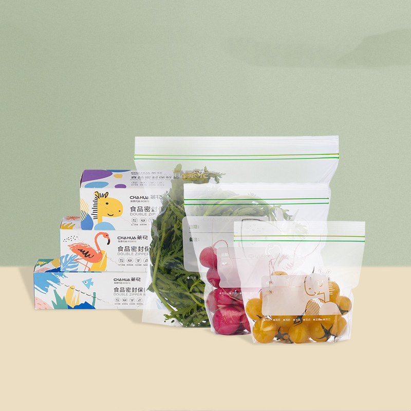 【券后价:12.5元】 【茶花】密封袋食品蔬菜保鲜袋95只 - 茶花官方旗舰店