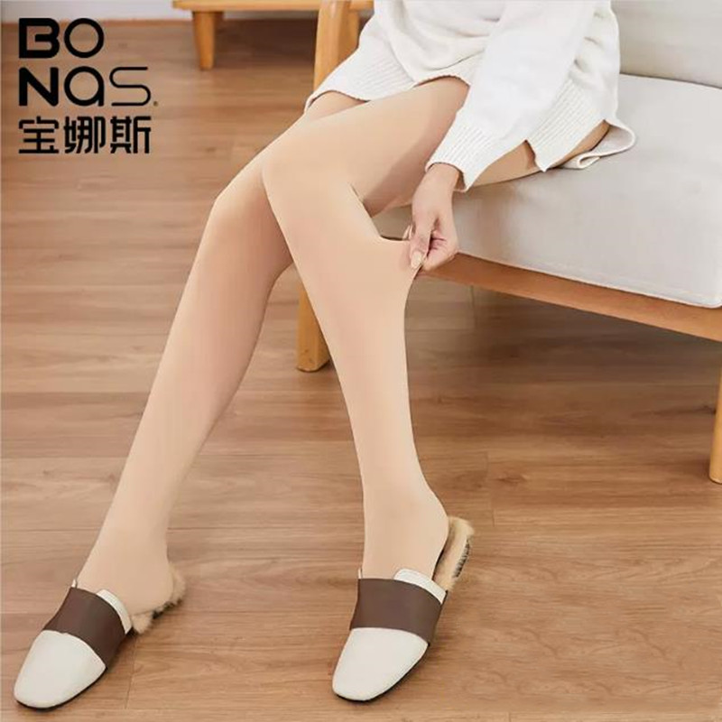 【券后价:19.9元】 【宝娜斯品牌】加绒加厚打底袜1条 - 宝娜斯天牛专卖店