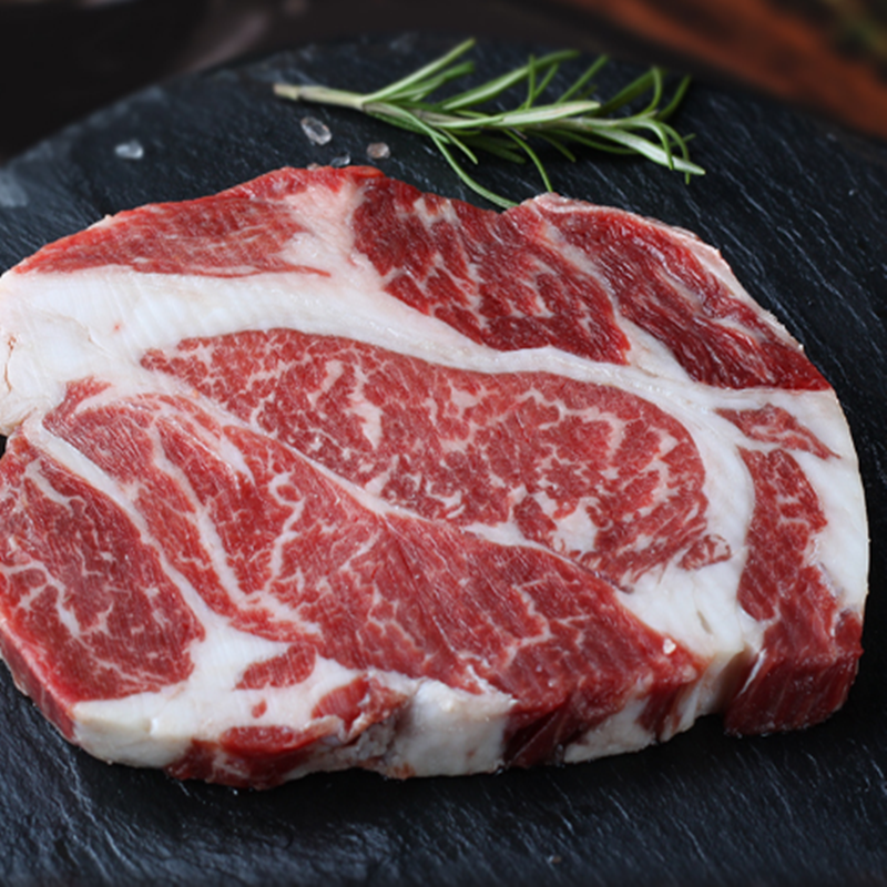【券后价:199元】 绝世美国精选原切谷饲上脑牛肉10片 - 绝世食品旗舰店