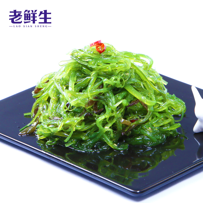 【券后价:7.9元】 老鲜生海带丝开袋即食裙带菜400g - 老鲜生旗舰店