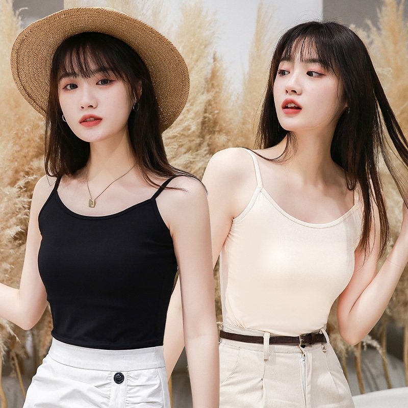 【券后价:19.9元】 【2件仅19.9】女款夏季吊带背心2件 - 秀莉依人旗舰店