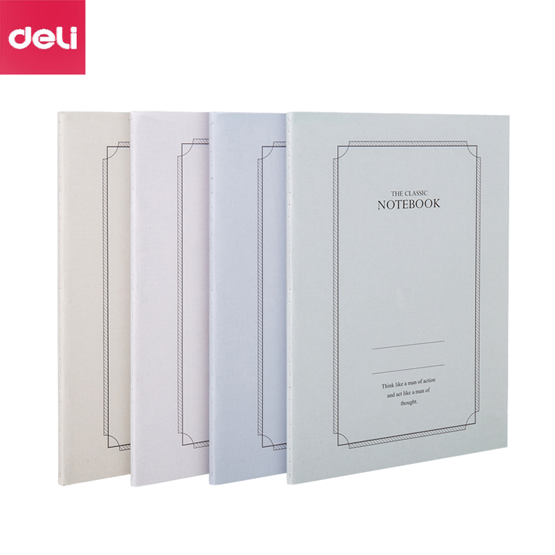 【券后价:3.9元】 【得力】加厚A5笔记本80页*4本