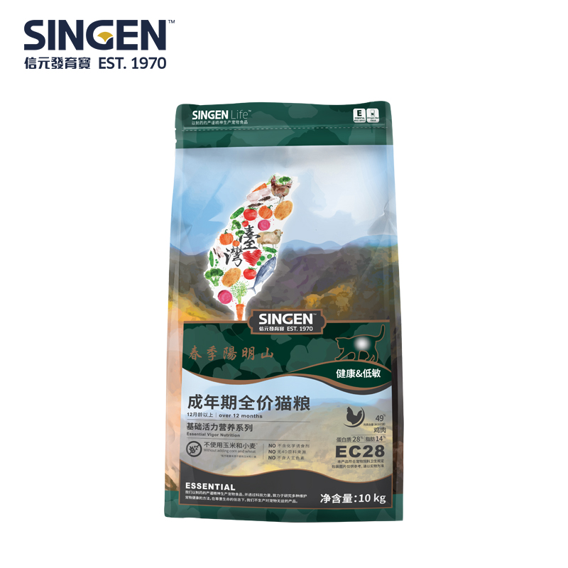 【券后价:218.3元】 【信元发育宝】成年猫粮10kg - singen信元旗舰店