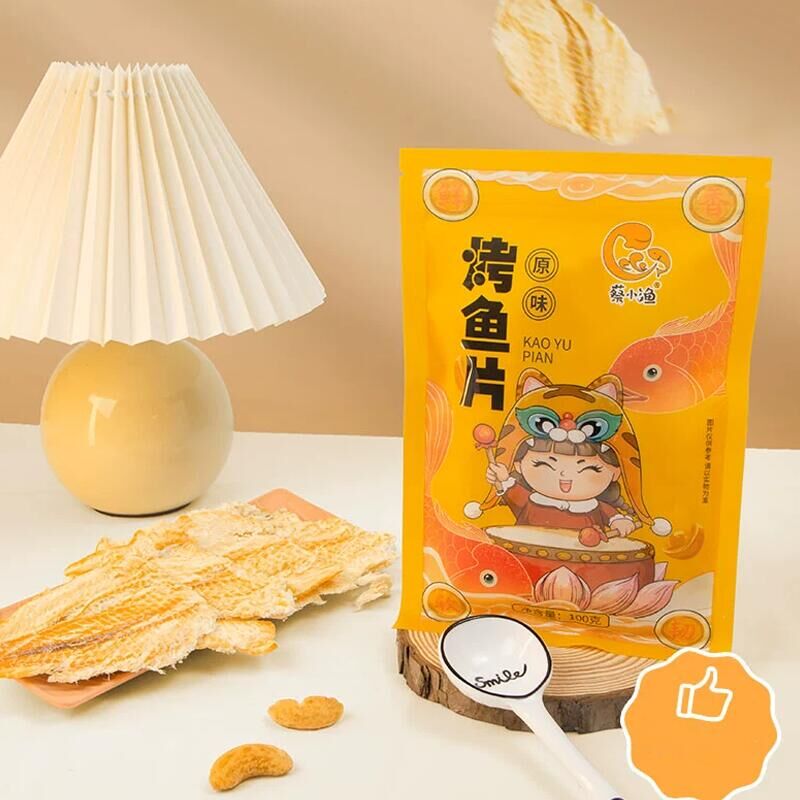 【券后价:6.9元】 欢乐禧禧即食烤鳕鱼片45g - 欢乐禧禧食品旗舰店