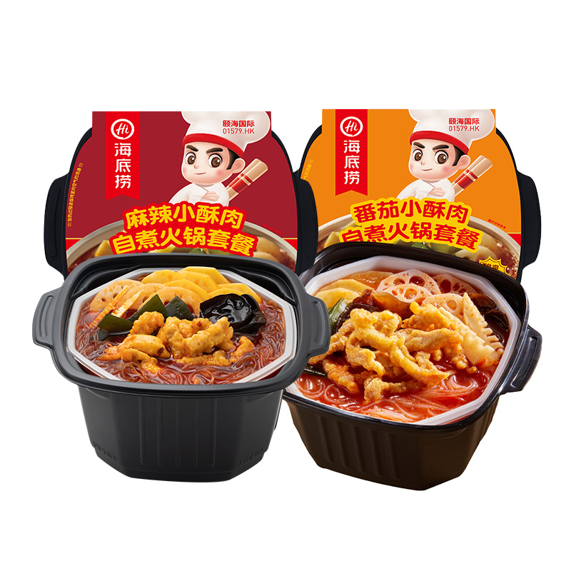 【券后价:39.8元】 【拍两件】海底捞自煮小火锅麻辣小酥肉 - 创想时代食品专营店
