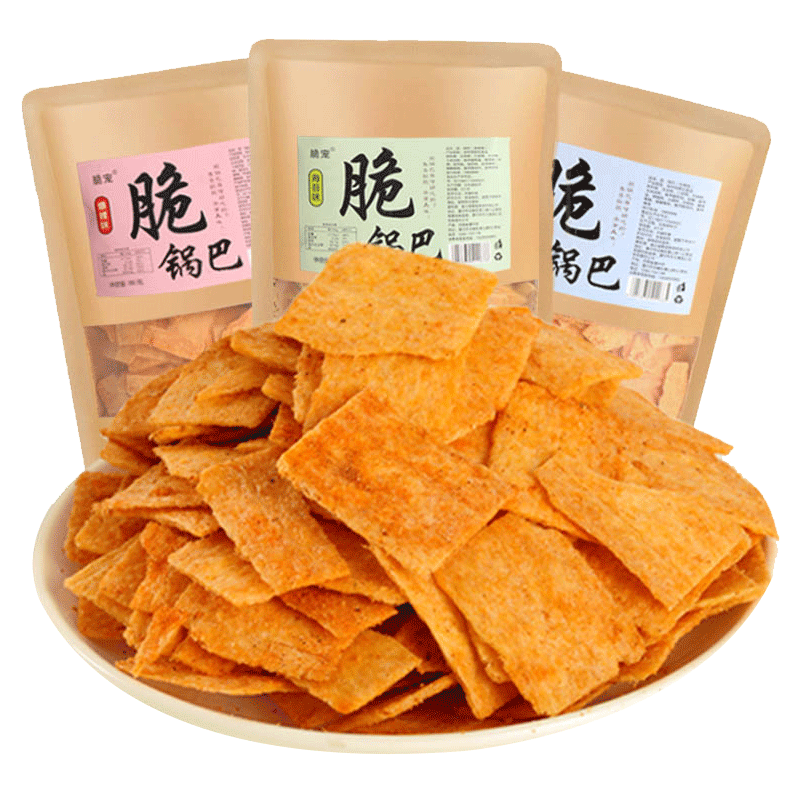 【券后价:8.52元】 首单1+签到【脆宠】手工锅巴128g*4袋