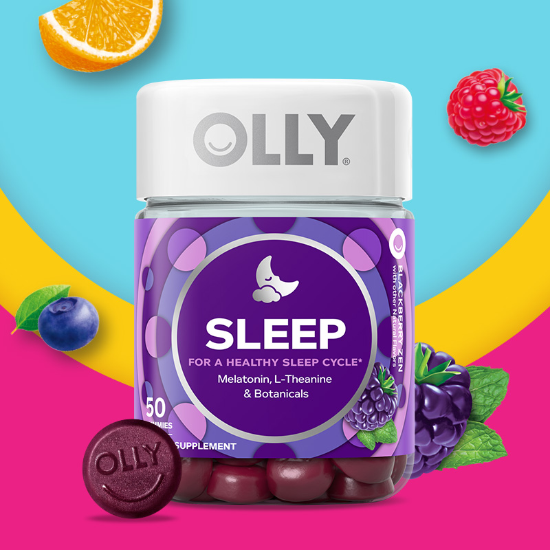 【券后价:169元】 OLLY爆款褪黑素【睡眠软糖110粒大容量】 - Hooplife保健品海外专营店