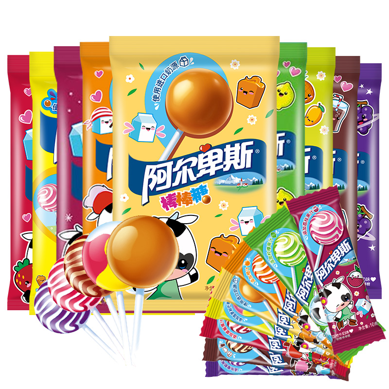 【券后价:9.9元】 【阿尔卑斯】水果棒棒糖40支多口味可选 - 好彩头食品专营店