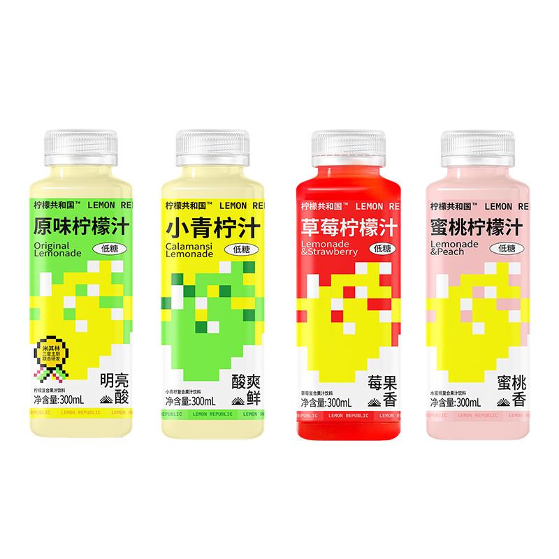 【券后价:42.9元】 柠檬共和国低温冷藏鲜柠檬汁6瓶 - 柠檬共和国旗舰店