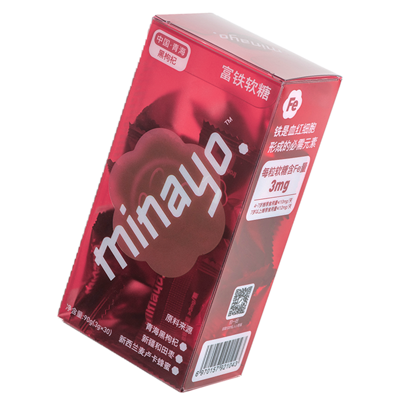 【券后价:32元】 【贫血神器】minayo富铁软糖30颗/盒 - minayo旗舰店