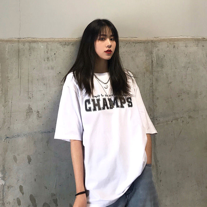 【券后价:18.99元】 2020新款韩国ins原宿bf风短袖女