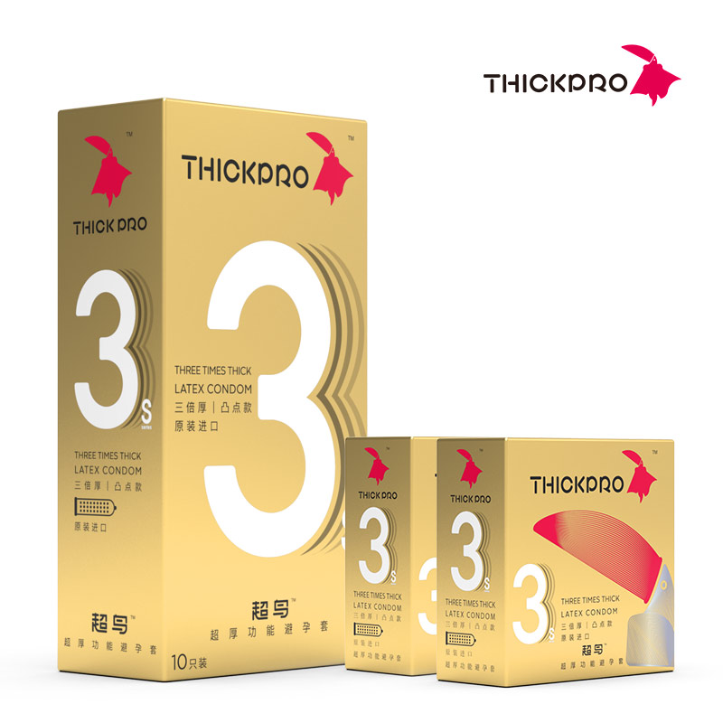 【券后价:89.5元】 【第2件半价】进口延时防早泄避孕套 - thickpro超鸟旗舰店