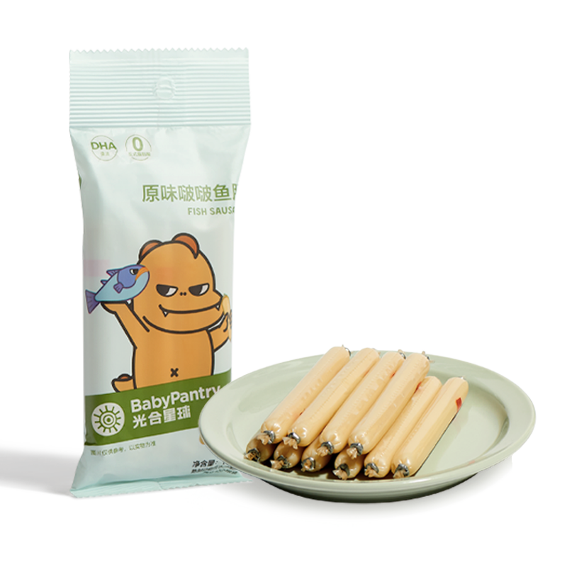 【券后价:32.7元】 【到手价更低】babycare鳕鱼肠无添加香精 - babypantry光合星球旗舰店