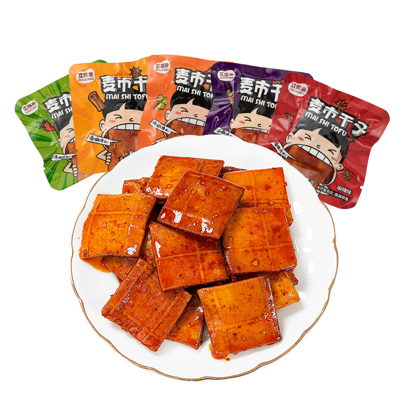 【券后价:9.9元】 【签到+首单】即食豆腐干零食小包装500g - 豆嘴趣旗舰店