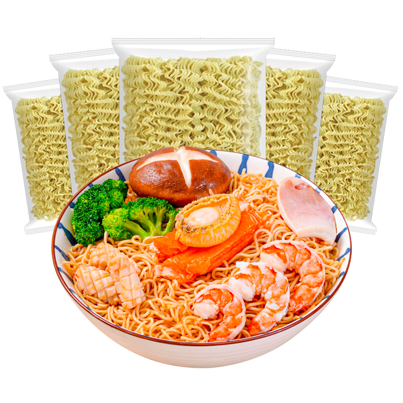 【券后价:9.9元】 送酱料包】水晶双子方便面免煮速食拌面10袋 - 水晶双子旗舰店