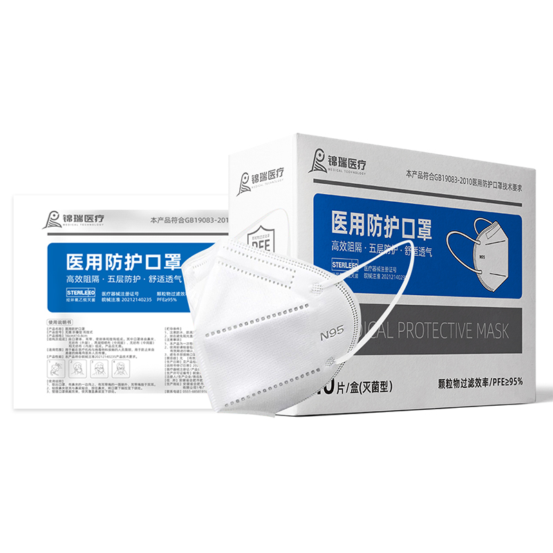 【券后价:19.8元】 【医用灭菌现货】N95口罩独立30个 - 锦瑞医疗旗舰店
