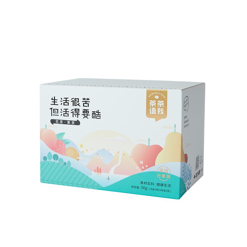 【券后价:16.92元】 茶茶语我水果茶包7种花茶组合14袋*2 - 茶茶语我旗舰店